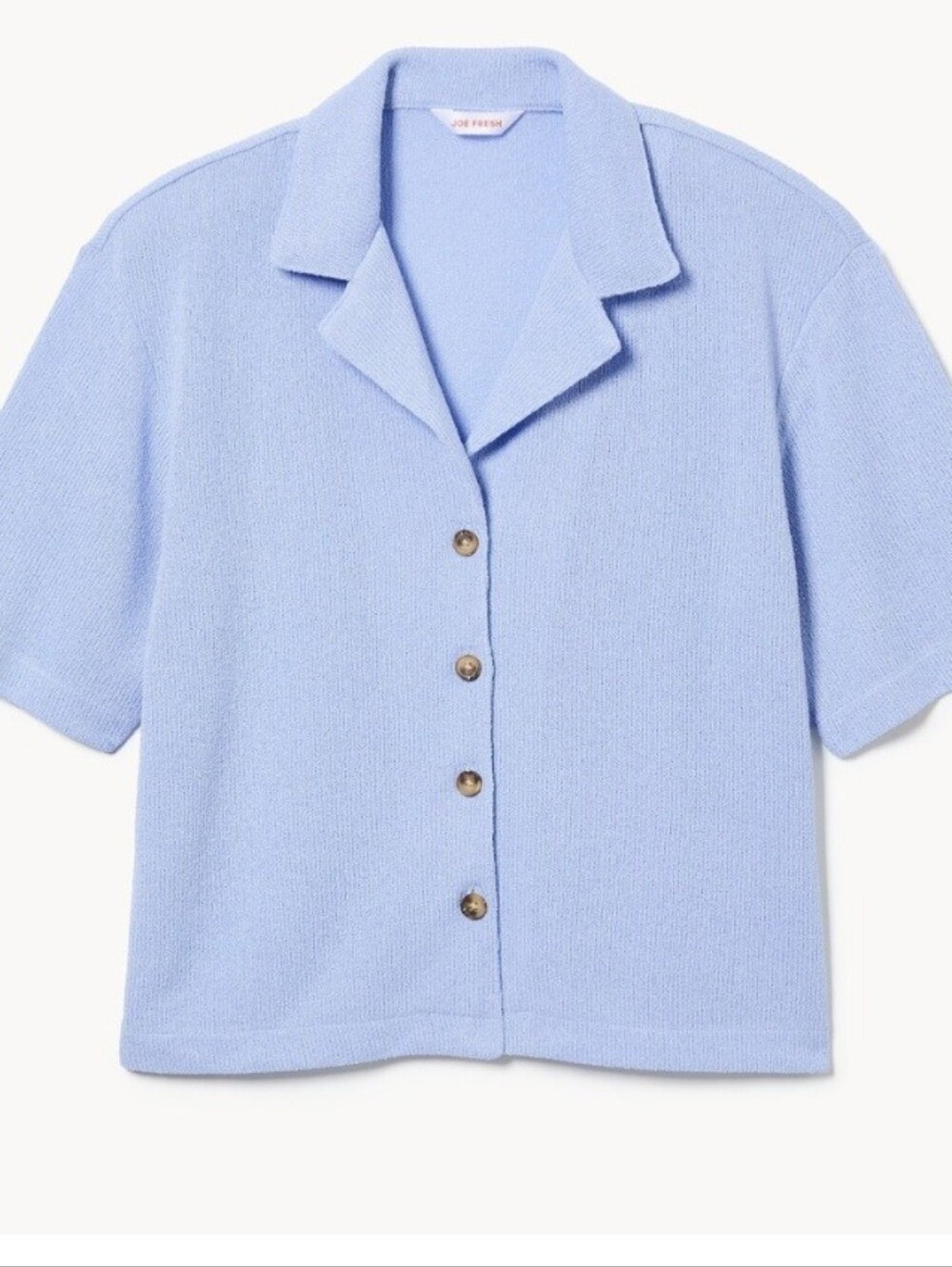 Ladies Light Blue Boxy Top